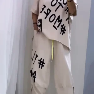 Ensemble Oversize Femme | Style Graphique | Confort et Streetwear