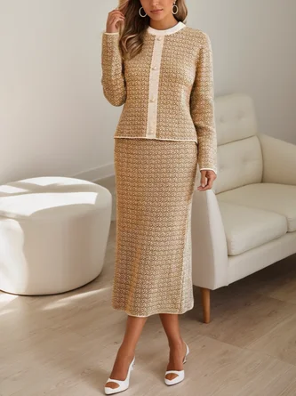 Golden Tweed Set | Two Pieces | Elegant and Structured – Image 5