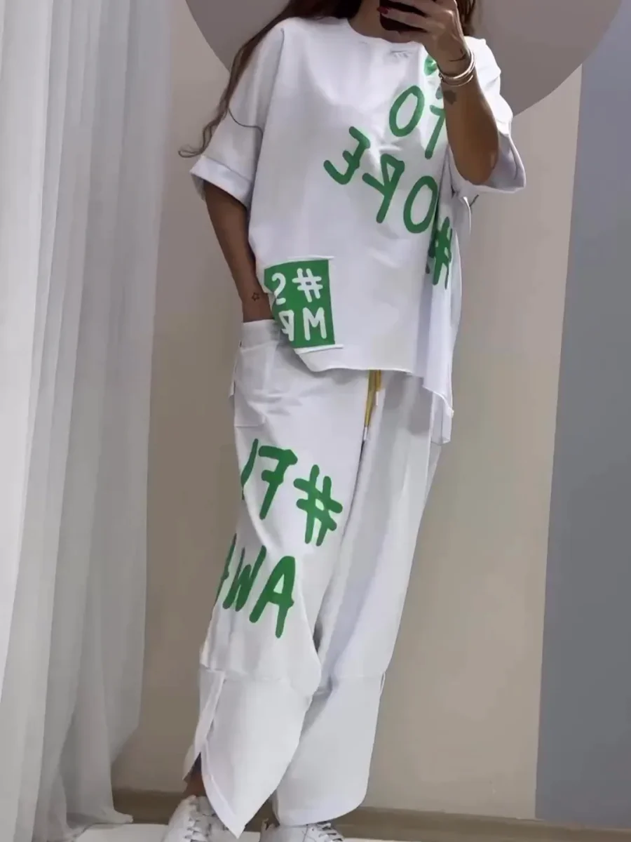 Ensemble Oversize Femme | Style Graphique | Confort et Streetwear – Image 6