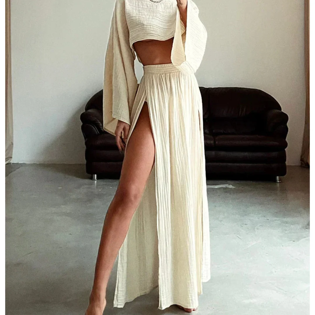 Ensemble Noir Moderne | Style Décontracté | Look Bohème Chic – Image 6