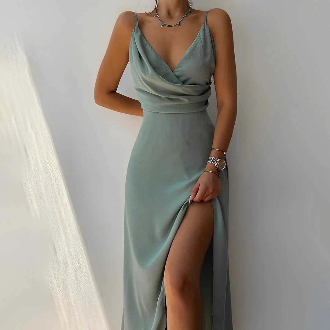 Robe d'invitée de Mariage Fente Pour Femme | Maxi – Image 4