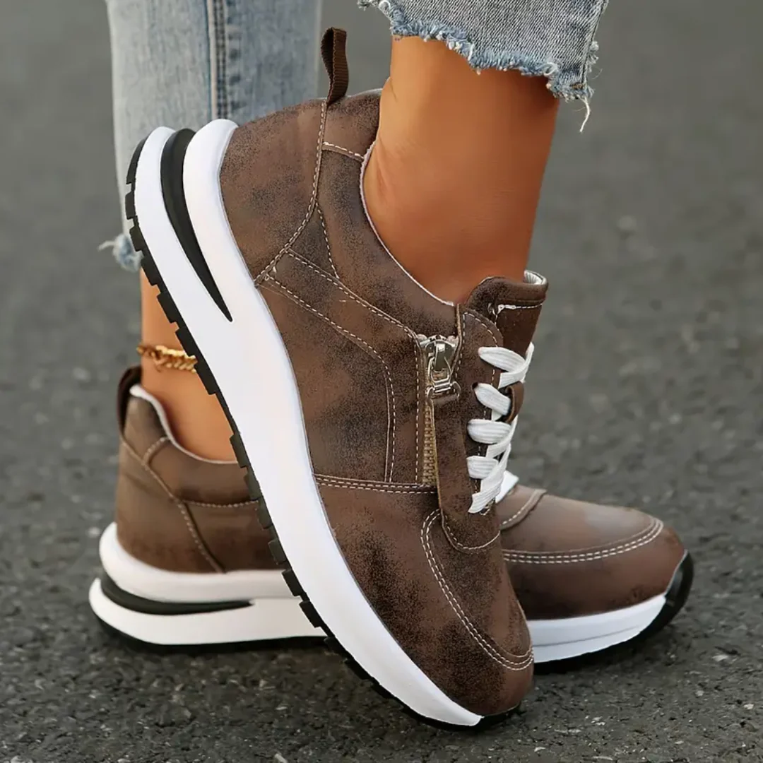 Comfort Sneakers with Laces and Zip | Urban and Stylish – Image 7