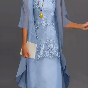 Robe Deux Piècess Nostalgique Pour Femme | Mini