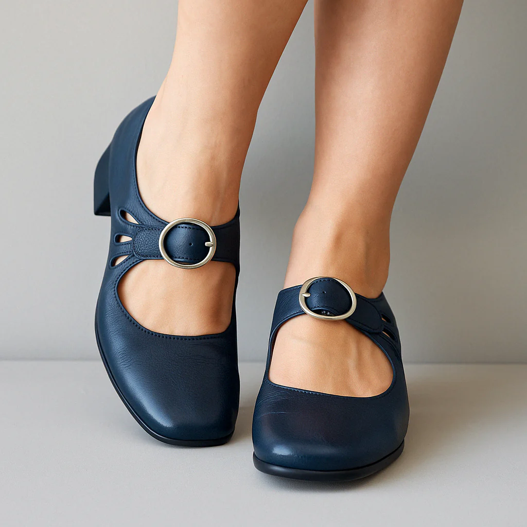 Chaussures Babies Femme | Talon Bas & Bride | Élégantes & Confortables – Image 8