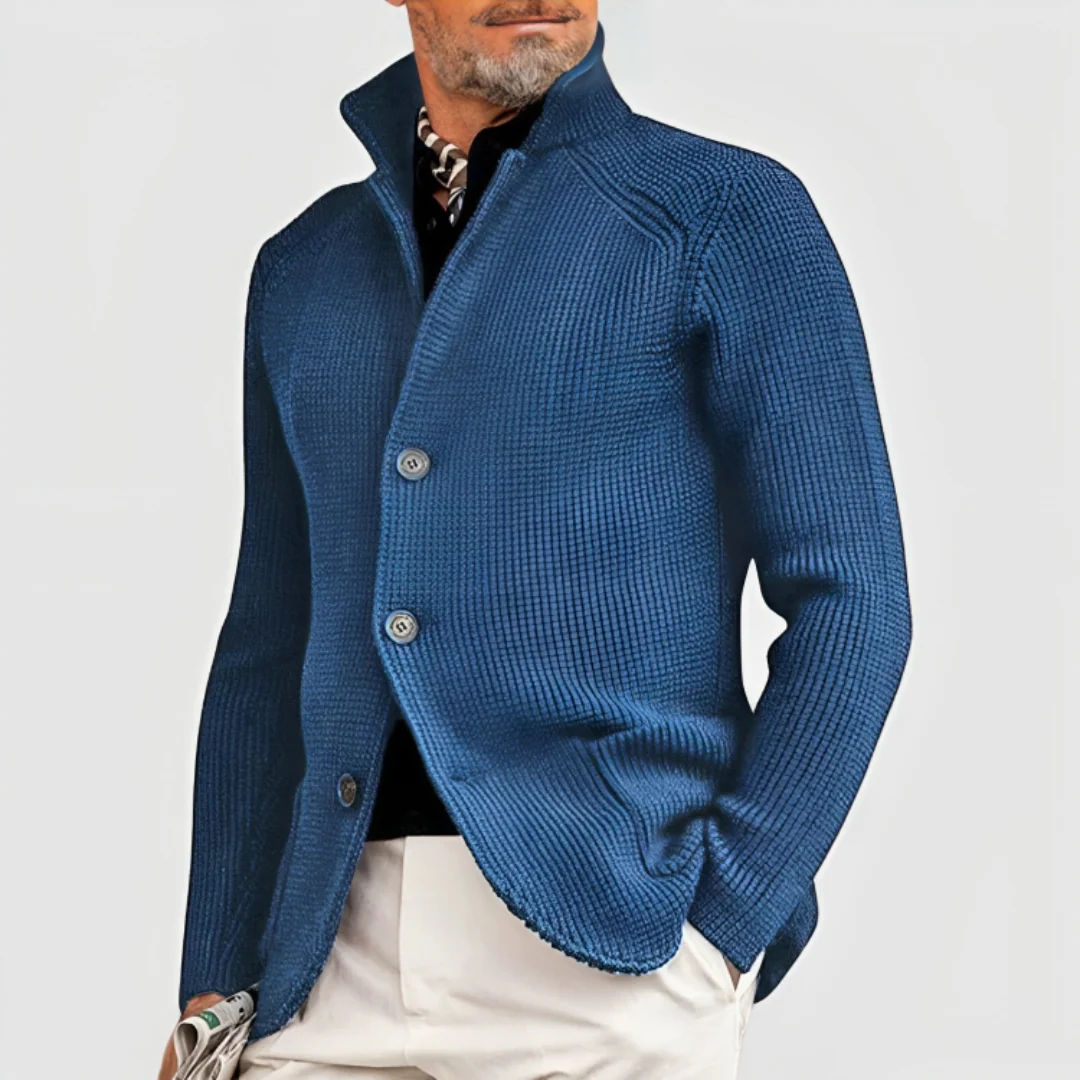 Cardigan Chaud Pour Hommes | Col Montant – Image 4