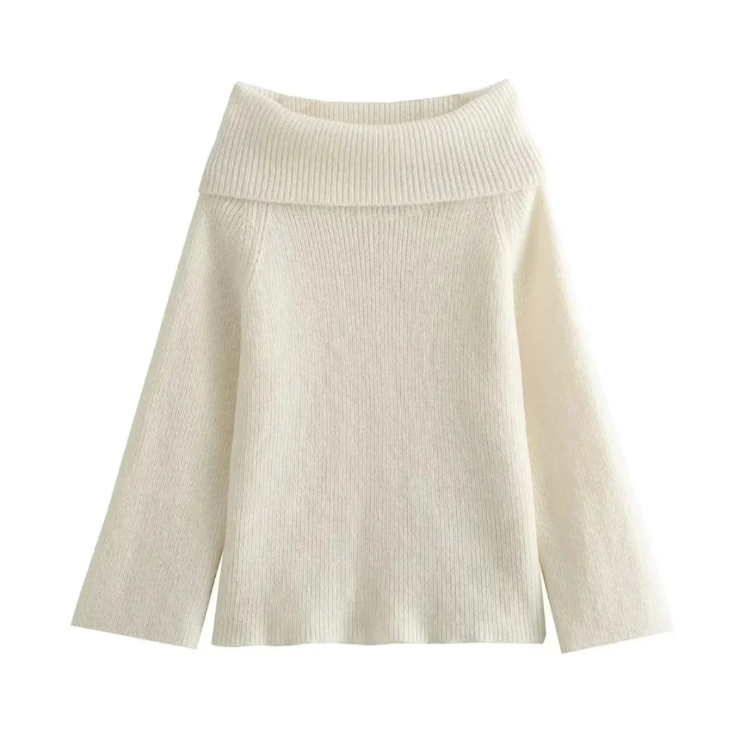 Pull Épaule Nue Pour Femme | Chaud – Image 7