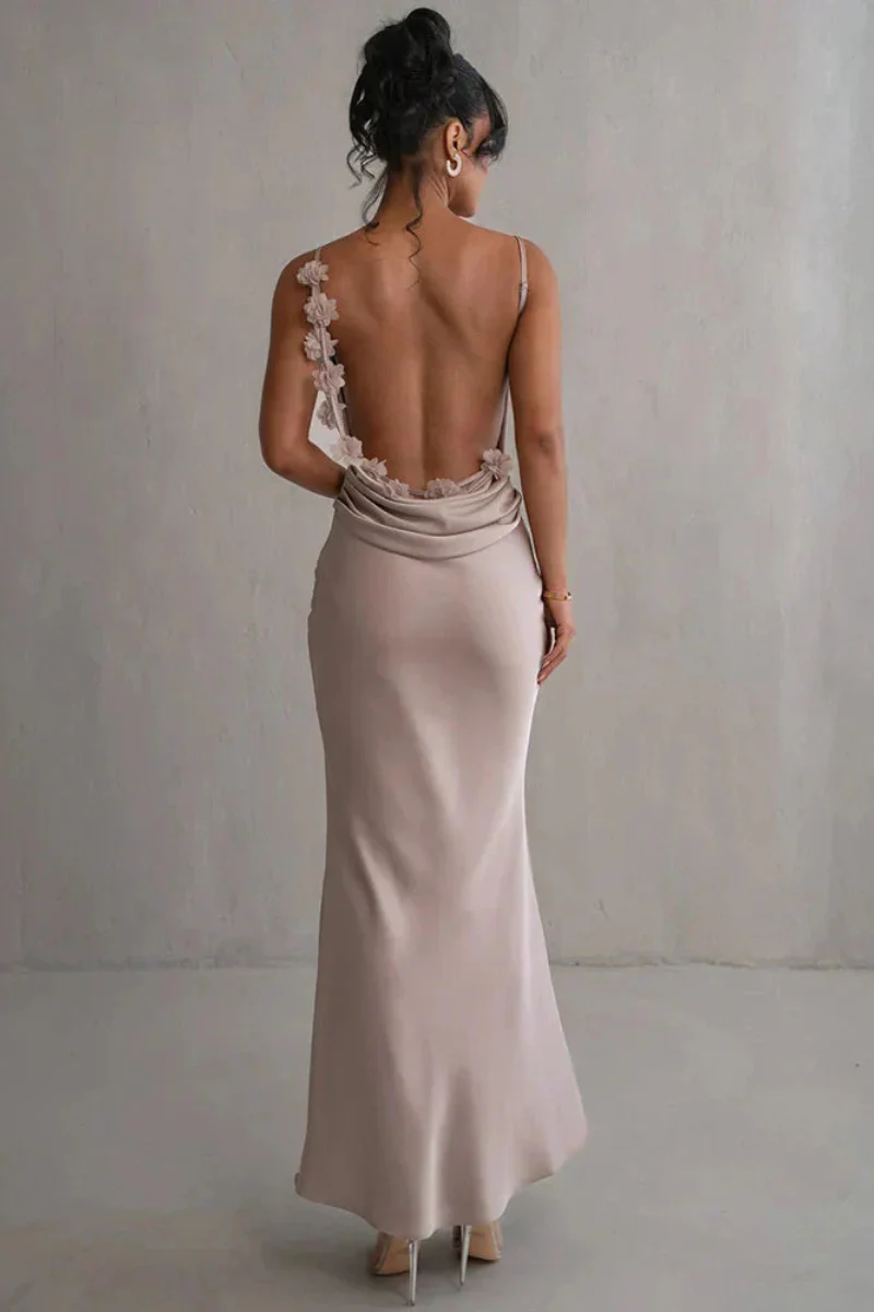 Robe d'invitée de Mariage Elégant Pour Femme | Maxi – Image 4