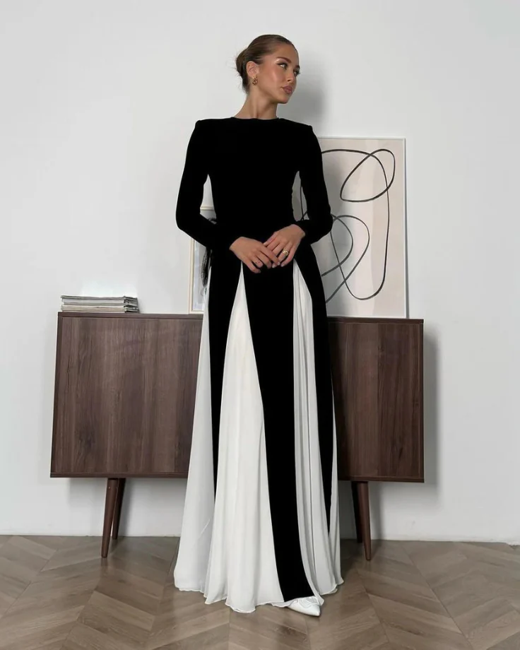Robe de Soirée Avec Détails Epissés Pour Femme | Maxi – Image 5