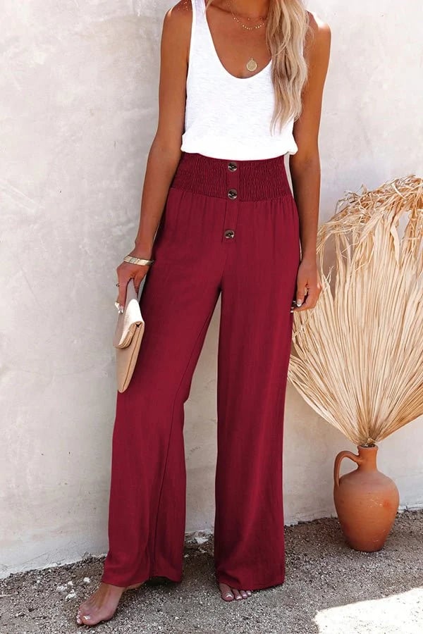 Evasion Bohème Wide Leg Pants | Comfort and Natural Elegance – Image 6