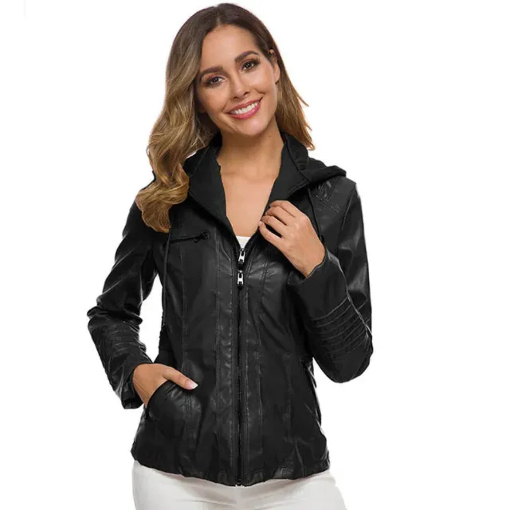 Veste Fermeture Éclair Pour Femme | Court – Image 7