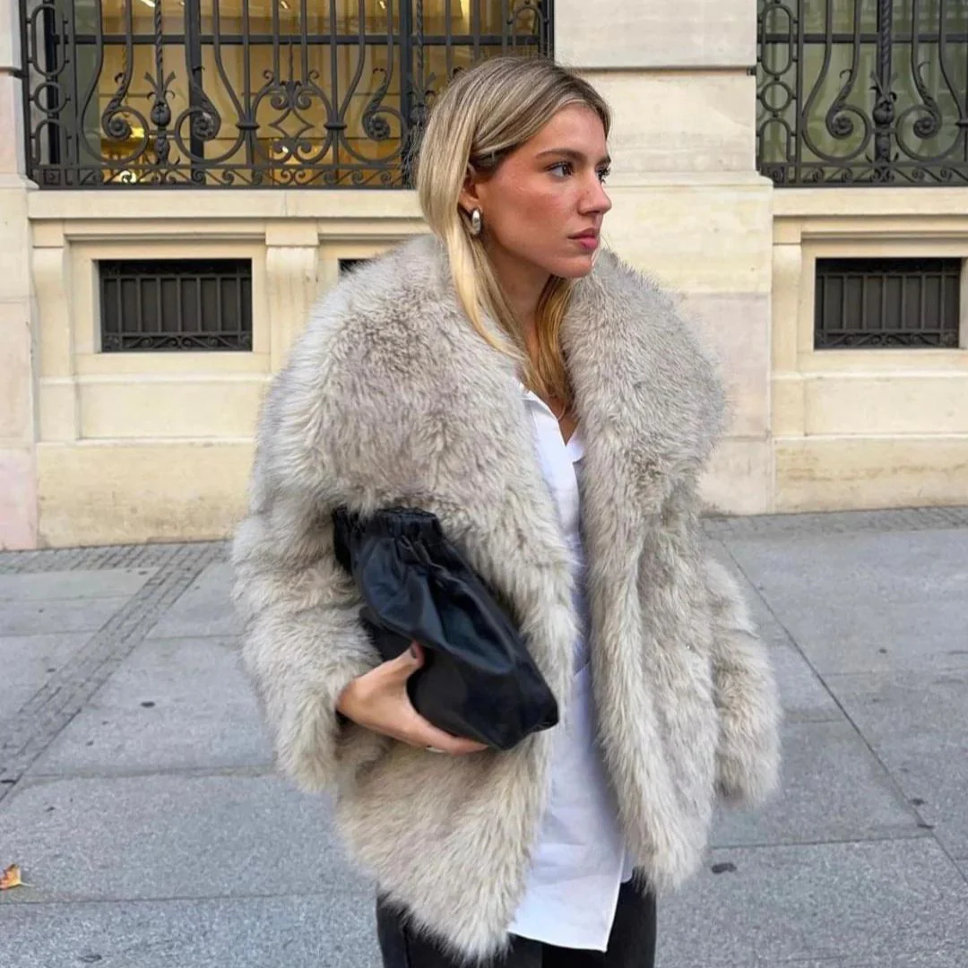 Isabella - Veste en Fausse Fourrure | Luxe & Élégance | Hiver Chic – Image 6