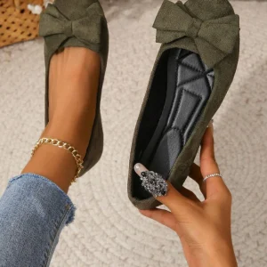 Ballerinas with Decorative Bow | Classic Elegance and Light Comfort