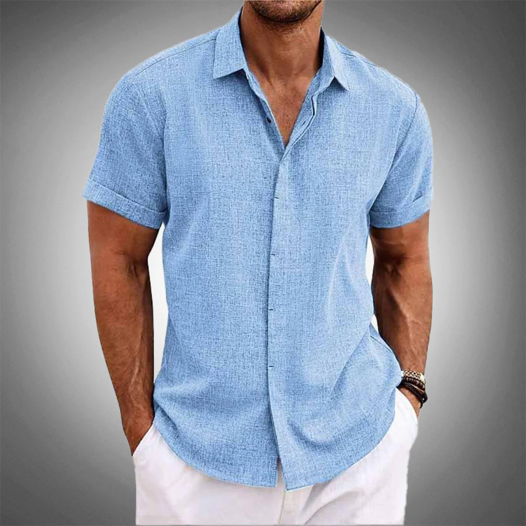 Chemise Décontracté Pour Hommes | Manche Court – Image 4