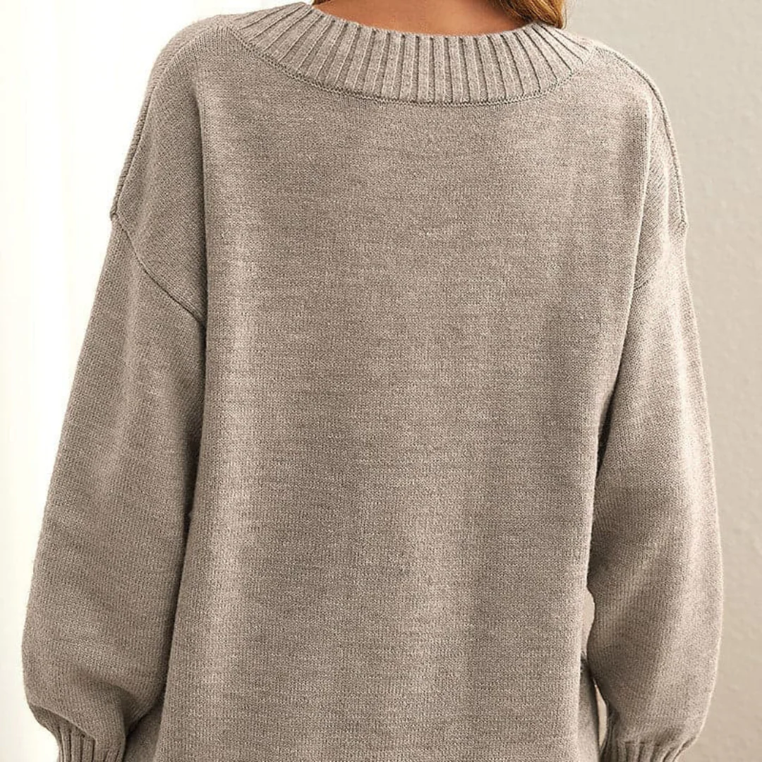 Pull Sans Restriction Pour Femme | Col en V – Image 4