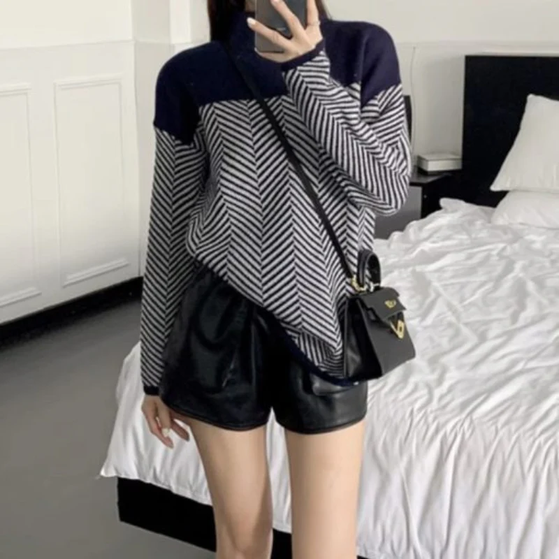 Mila - Pull Hiver | Tricot Doux | Motif Chevron – Image 7