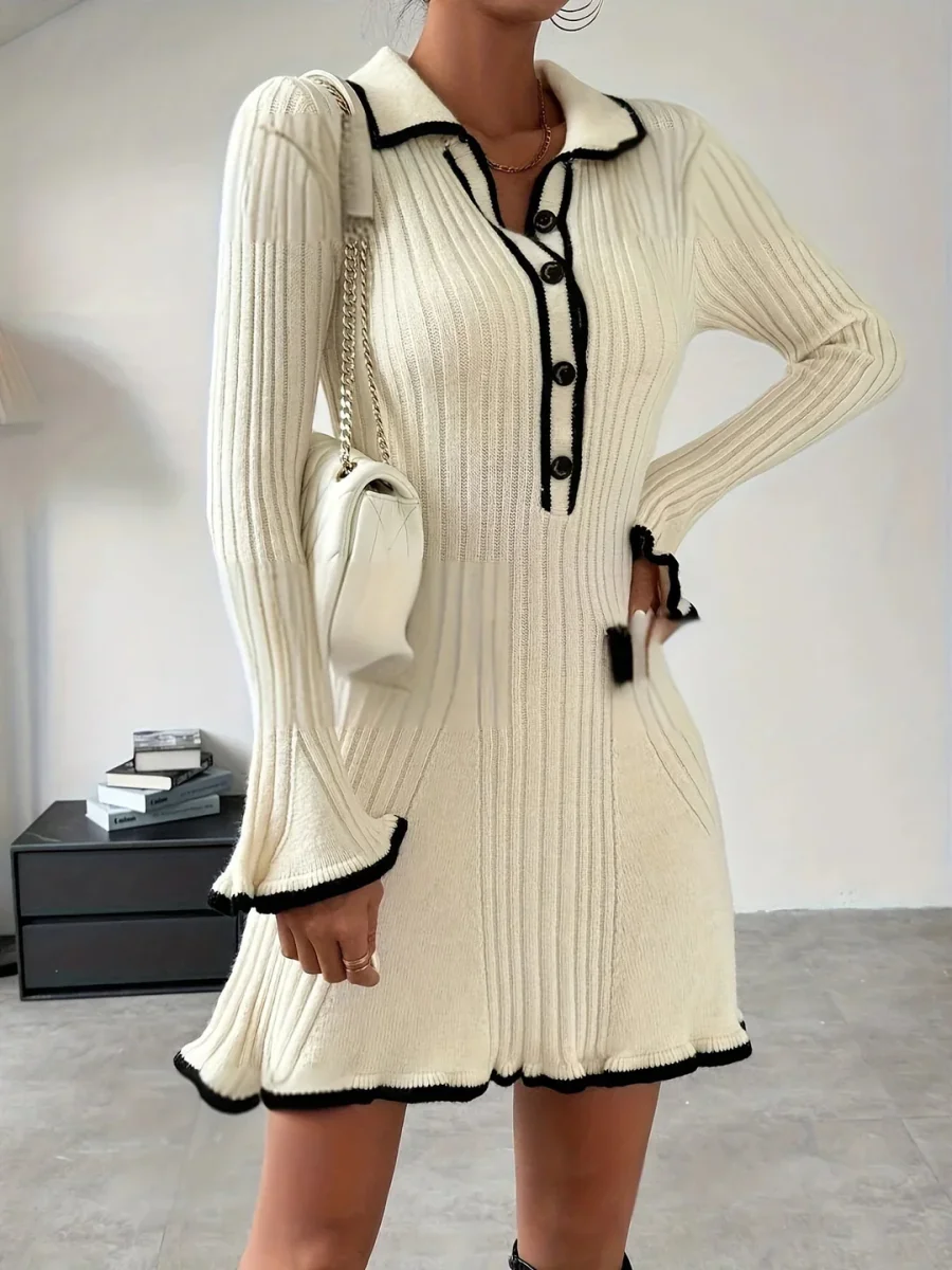 Robe Pull Tricotée Pour Femme | Mini – Image 6