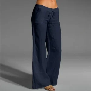 Wide Leg Pants | Linen | Light & Casual