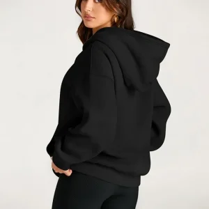 Hoodie Oversize | Noir | Confort et Style Décontracté