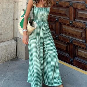 Elegant Vichy Suit | Summer Charm and Comfort