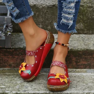 Bohemian Flower Clogs | Colorful and Comfortable