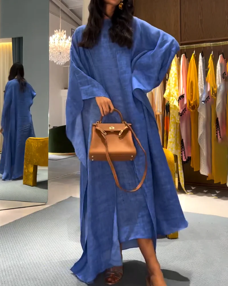 Robe Longue Oversize | 100% Lin | Élégante et Fluide – Image 6