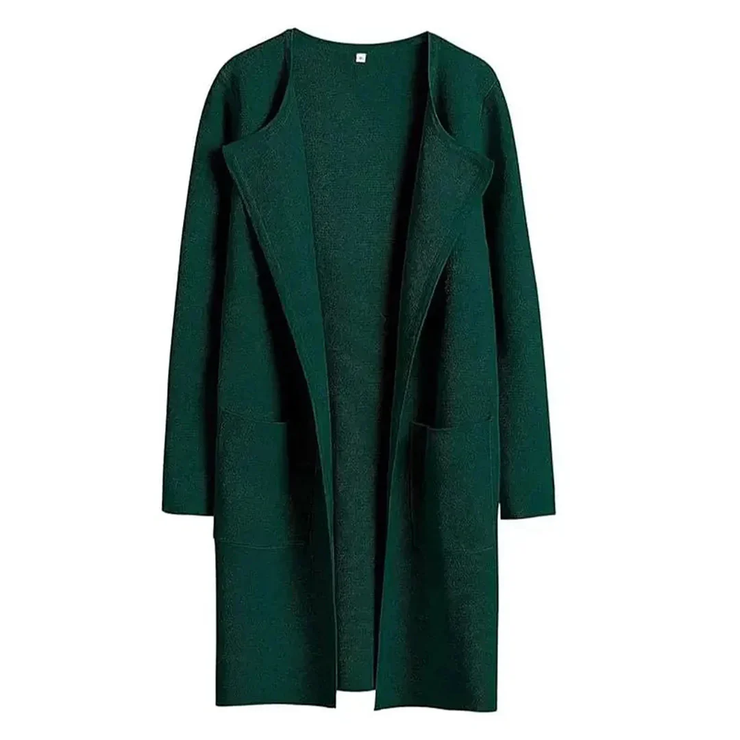 Evelien | Minimalistisch Open Vest | Tijdloze Herfststijl | Luxe Katoenmix – Image 7