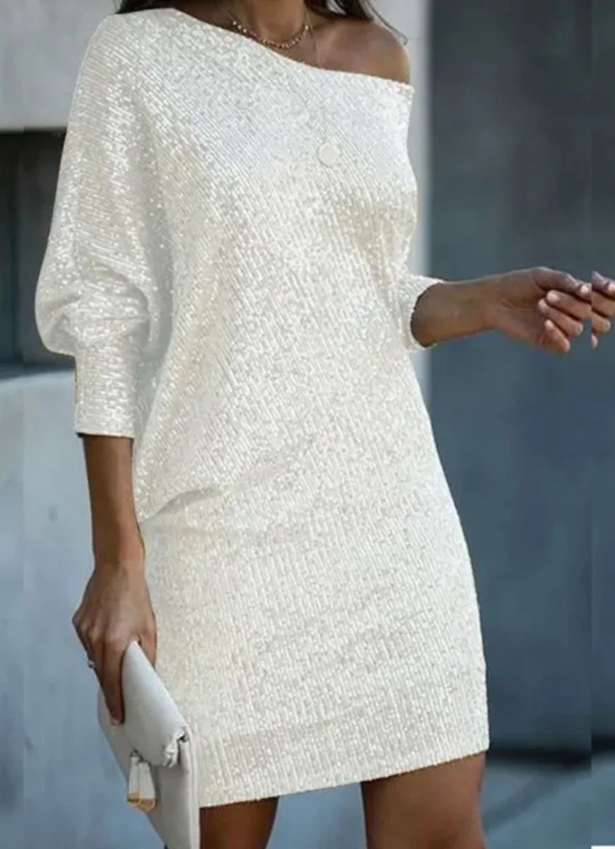 Robe à Paillettes Rayonnant Pour Femme | Mini – Image 9