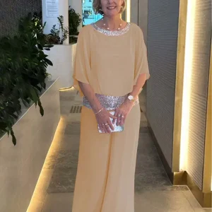 Robe Longue | Pêche Élégante | Fluide et Raffinée