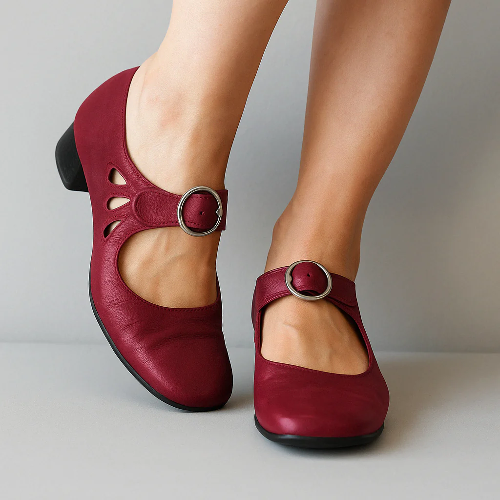 Chaussures Babies Femme | Talon Bas & Bride | Élégantes & Confortables – Image 6