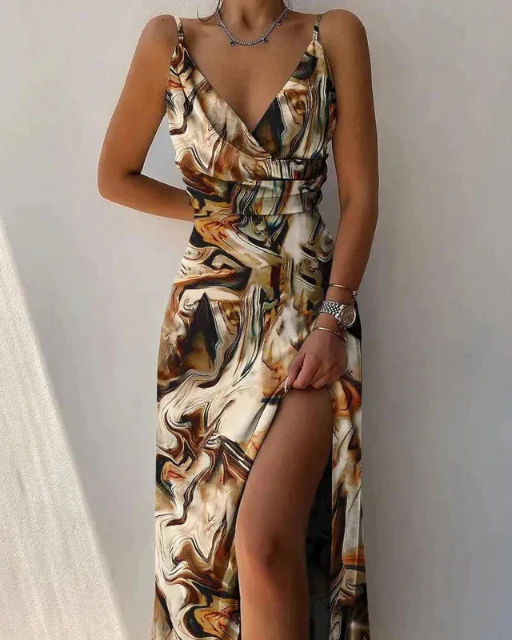Robe De Soirée À Fente Pour Femme | Maxi – Image 6