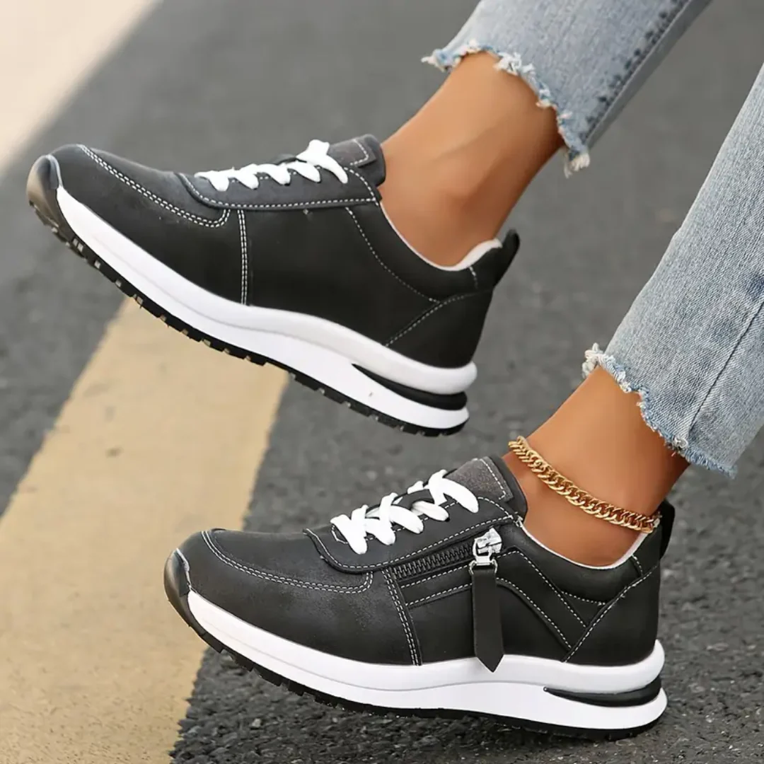 Comfort Sneakers with Laces and Zip | Urban and Stylish – Image 4
