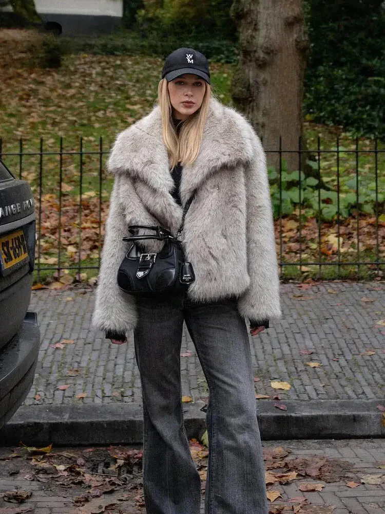 Veste Luxurieux Pour Femme | Court – Image 9