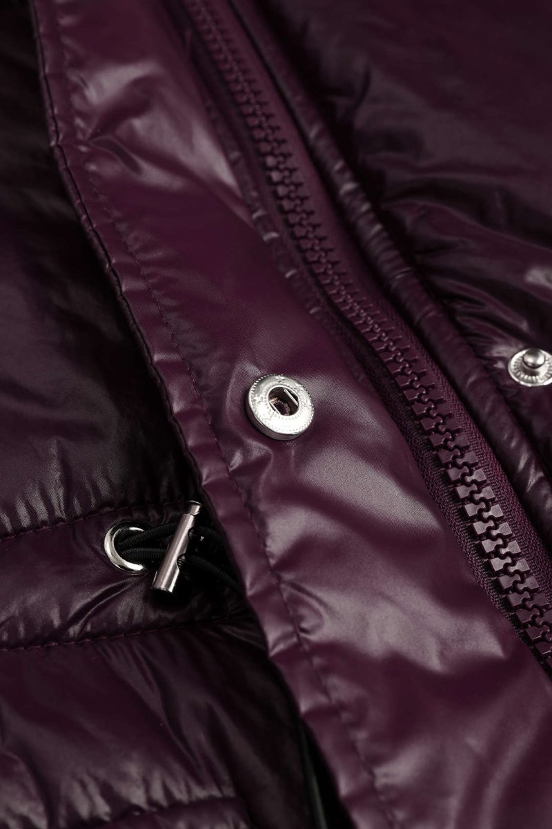 Long Shiny Down Jacket with Waist Cord | Urban Protection and Trendy Volume – Image 6