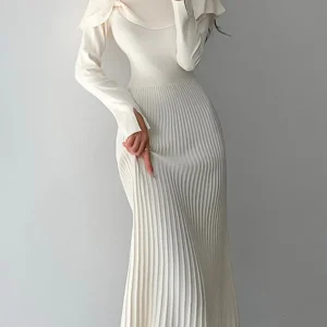 Robe Plissée Élégante | Coton | Classique et Féminine