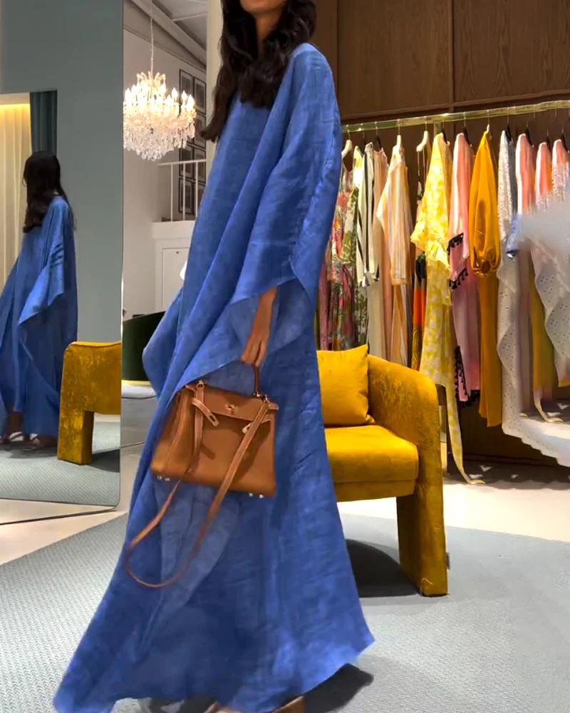 Robe Longue Oversize | 100% Lin | Élégante et Fluide – Image 7