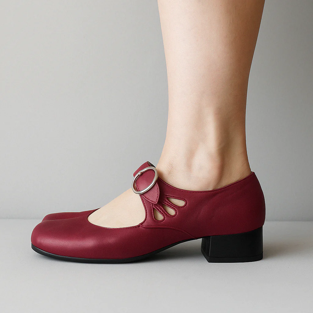 Chaussures Babies Femme | Talon Bas & Bride | Élégantes & Confortables – Image 7