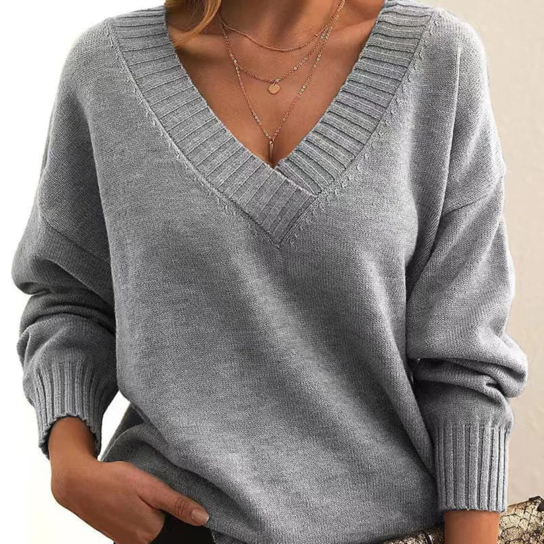 Pull Sans Restriction Pour Femme | Col en V – Image 6