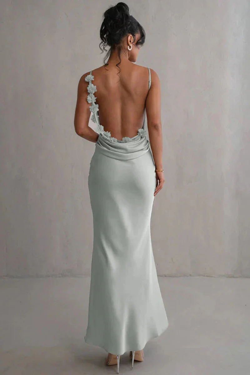 Robe d'invitée de Mariage Elégant Pour Femme | Maxi – Image 7