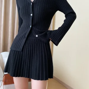 Ensemble Maille Côtelée | Coton | Chic et Structuré