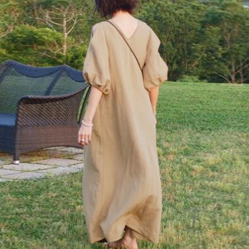 Robe Longue | Lin | Minimaliste et Confortable – Image 6