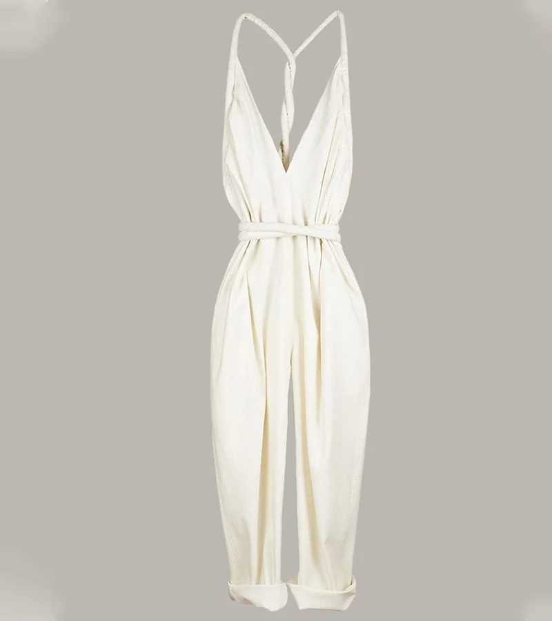 Combinaison en coton | Dos nu | Légère et idéale pour l’été – Image 5