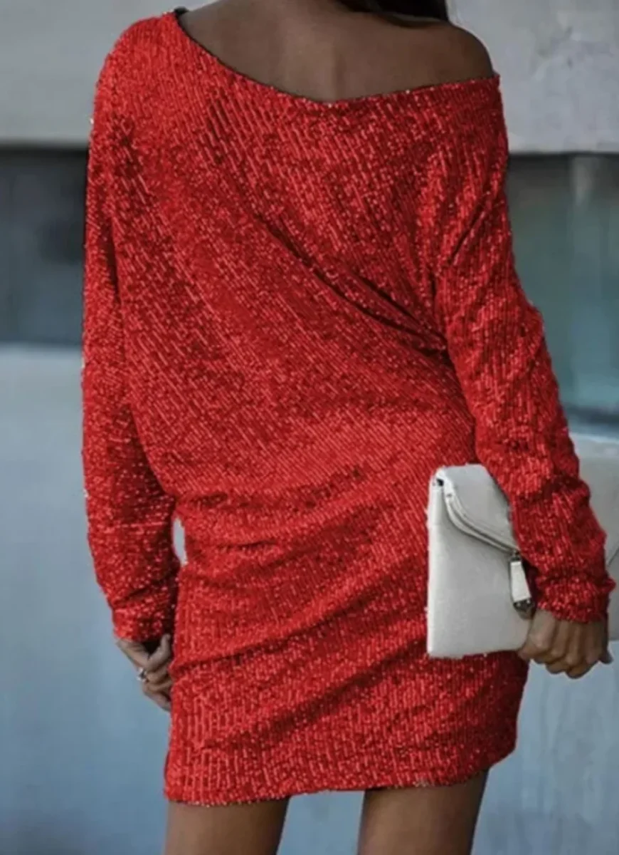 Robe à Paillettes Rayonnant Pour Femme | Mini – Image 6