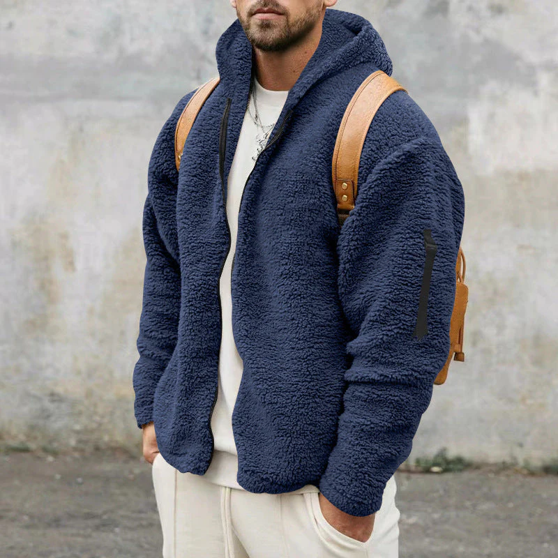 Veste Polaire Sherpa Homme | Zippée | Chaude & Confortable – Image 4