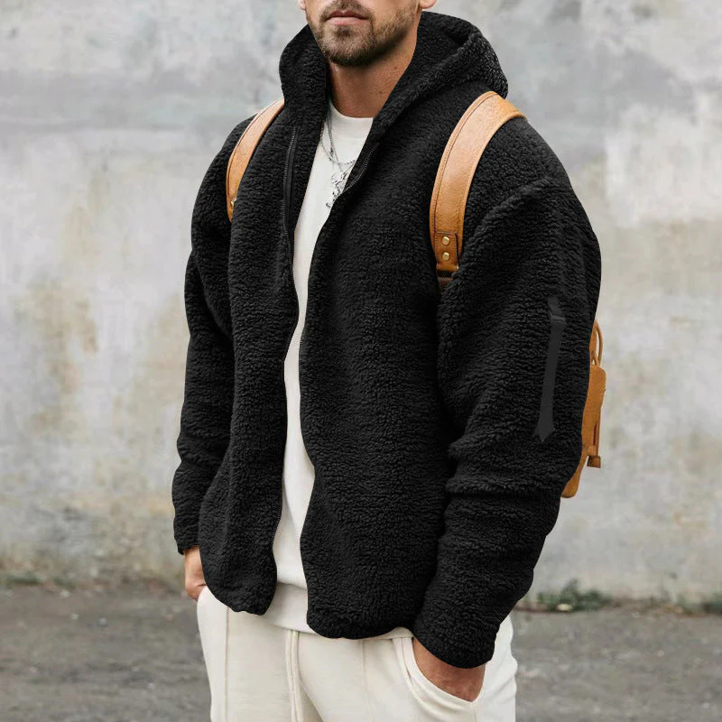 Veste Polaire Sherpa Homme | Zippée | Chaude & Confortable – Image 3