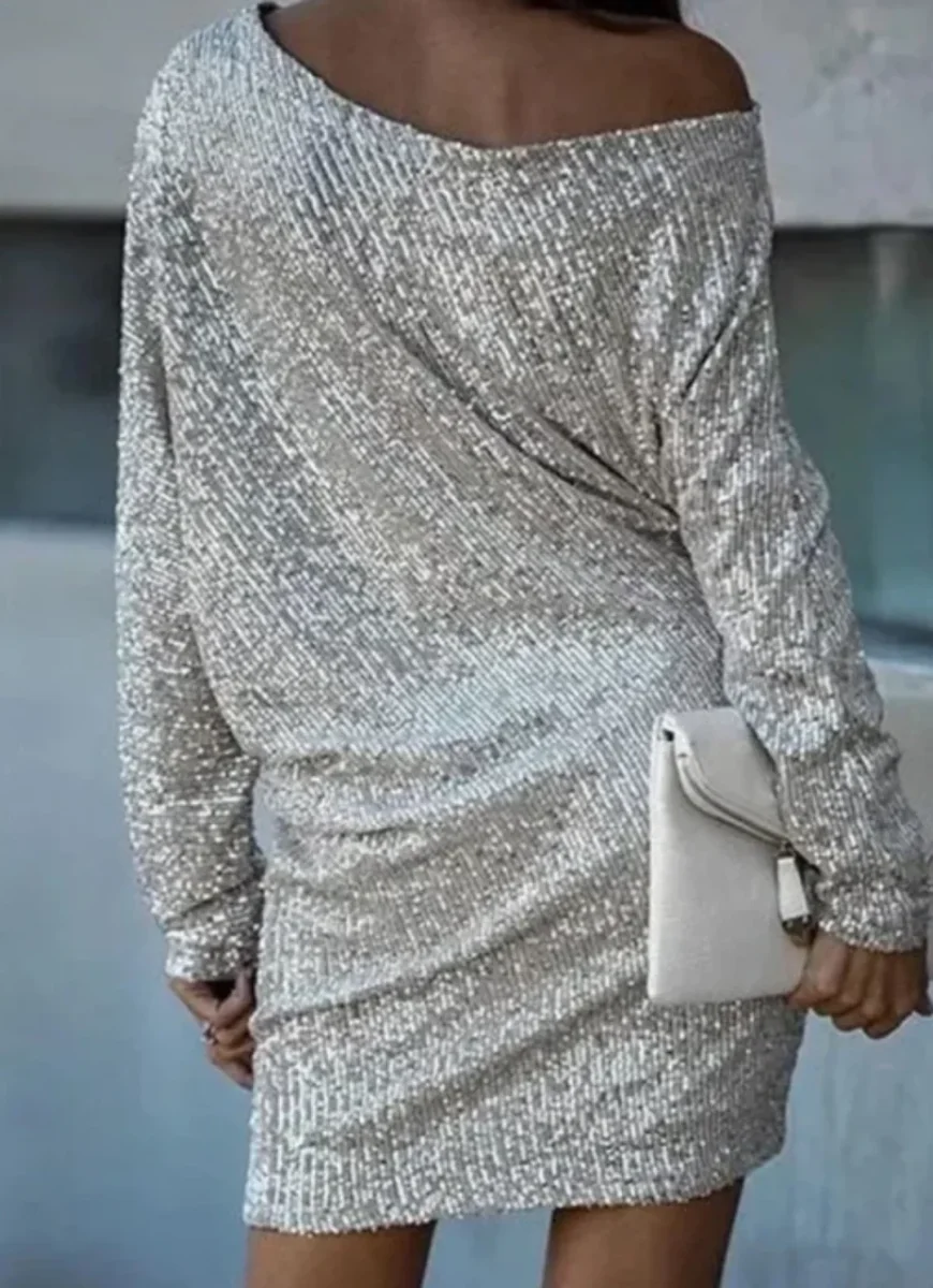 Robe à Paillettes Rayonnant Pour Femme | Mini – Image 8