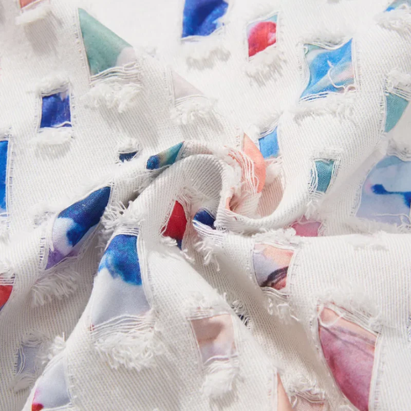 Chemise à Motifs Abstraits | Coton Léger | Style Artistique – Image 9