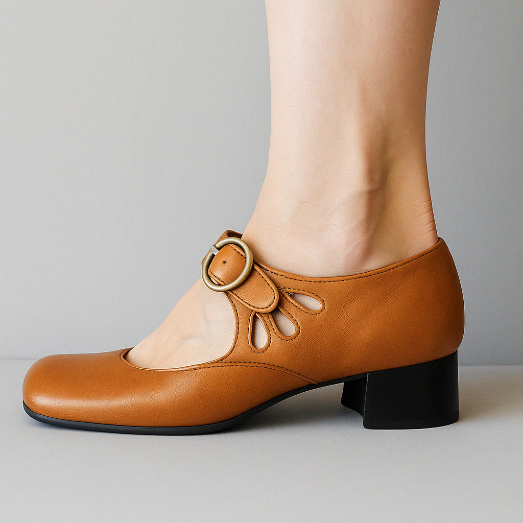 Chaussures Babies Femme | Talon Bas & Bride | Élégantes & Confortables – Image 5