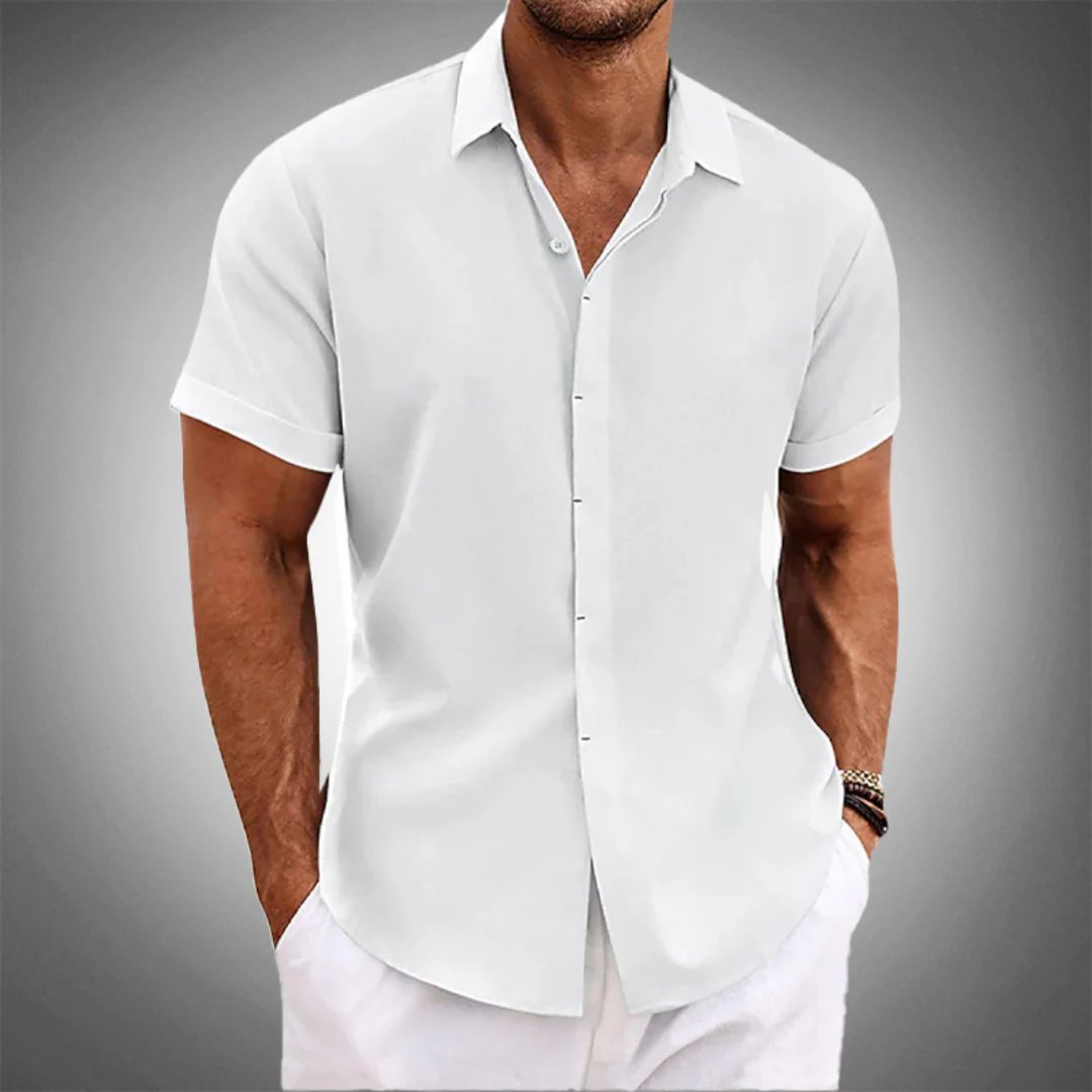 Chemise Décontracté Pour Hommes | Manche Court – Image 8