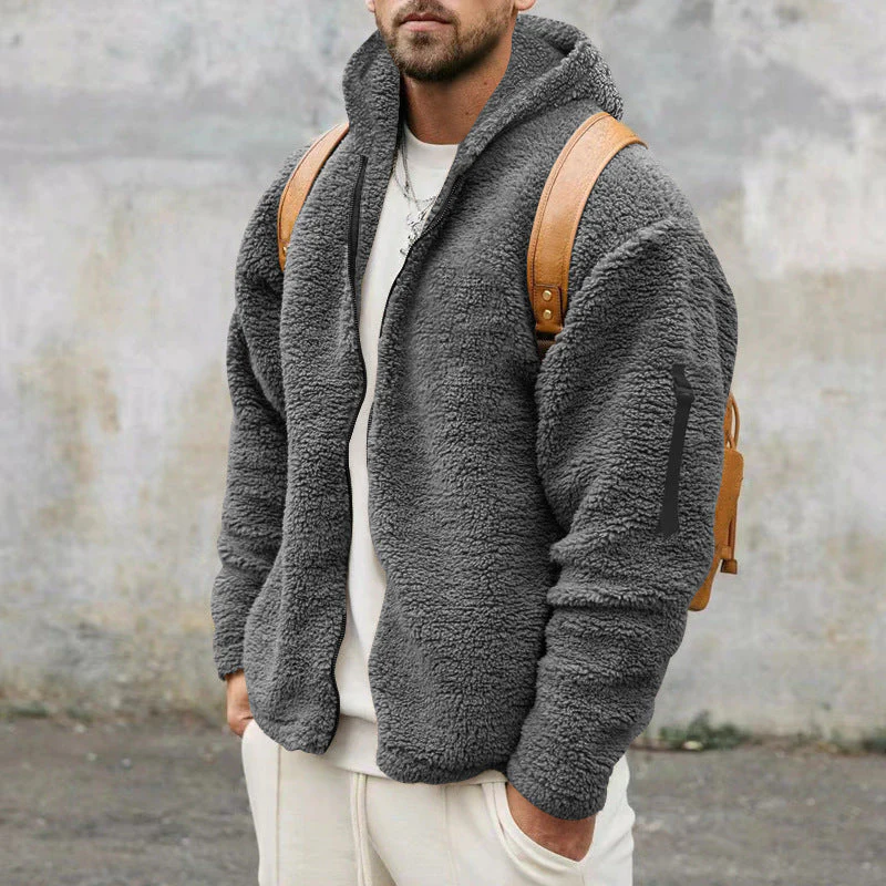 Veste Polaire Sherpa Homme | Zippée | Chaude & Confortable – Image 5