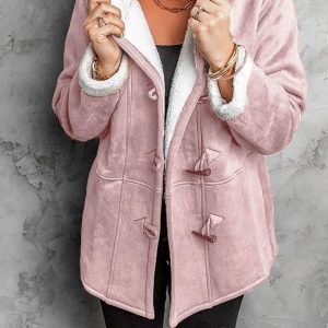 Chaleur Authentique | Veste Doublée à Capuche et Fermeture Brandebourg